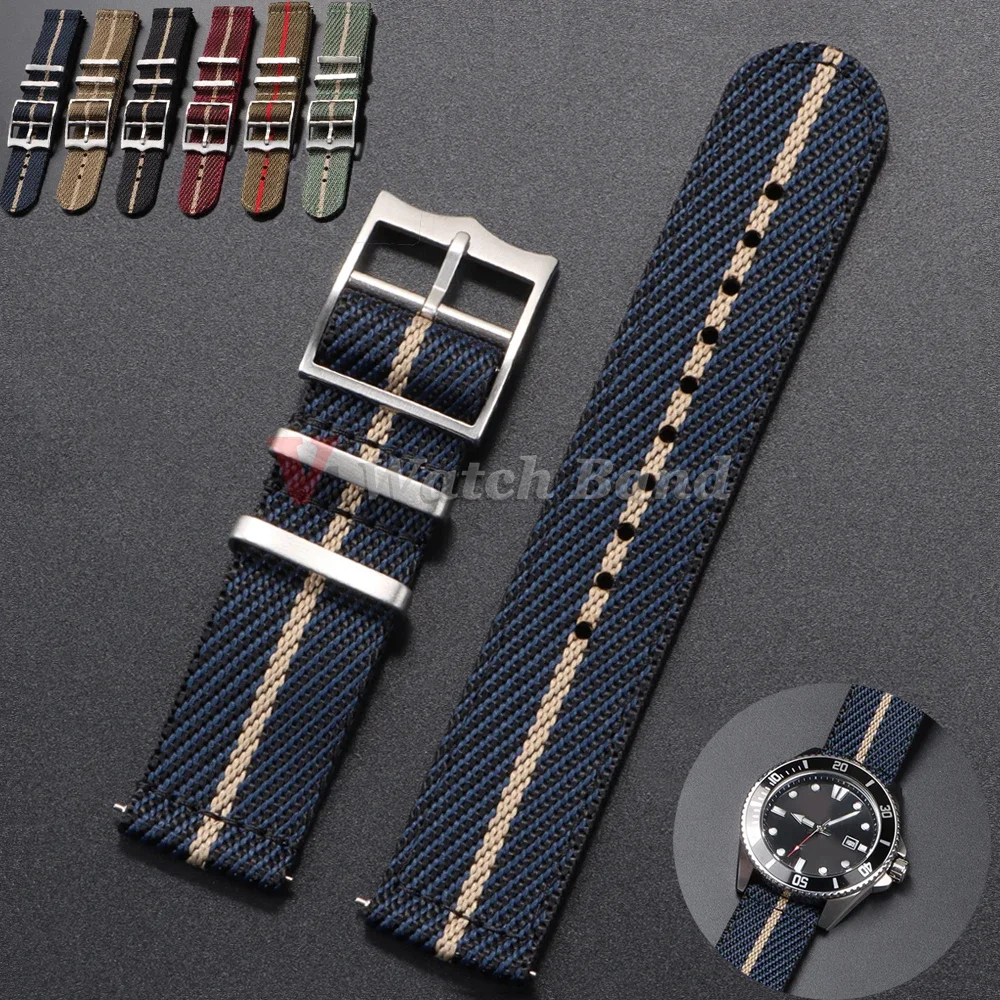 Nylon Nato Strap - 20 22mm Bracelet en Nylon pour