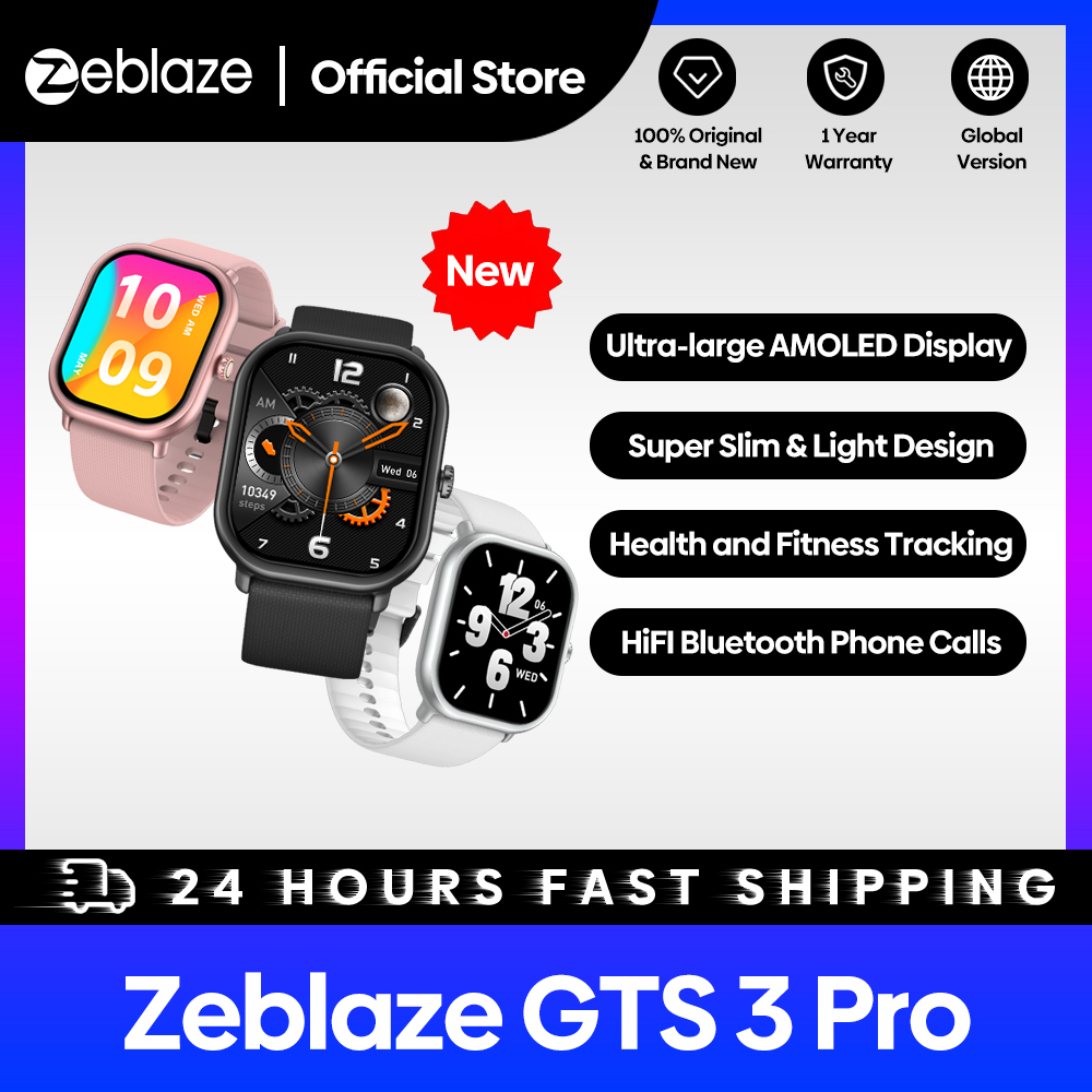 Smartwatch X12 - Nouveau Zeblaze GTS 3 Pro appel