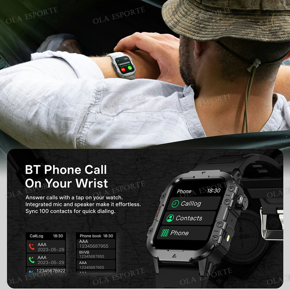 Montre Intelligente Militaire  - Smartwatch X12 avis et prix
