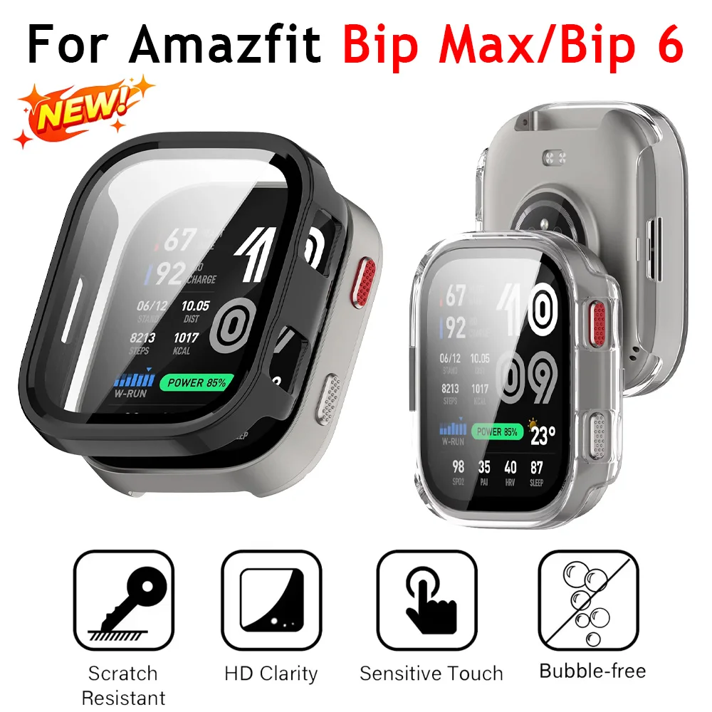 Étui en verre HD + PC rigide p - Amazfit Smartwatch Accessories avis et prix