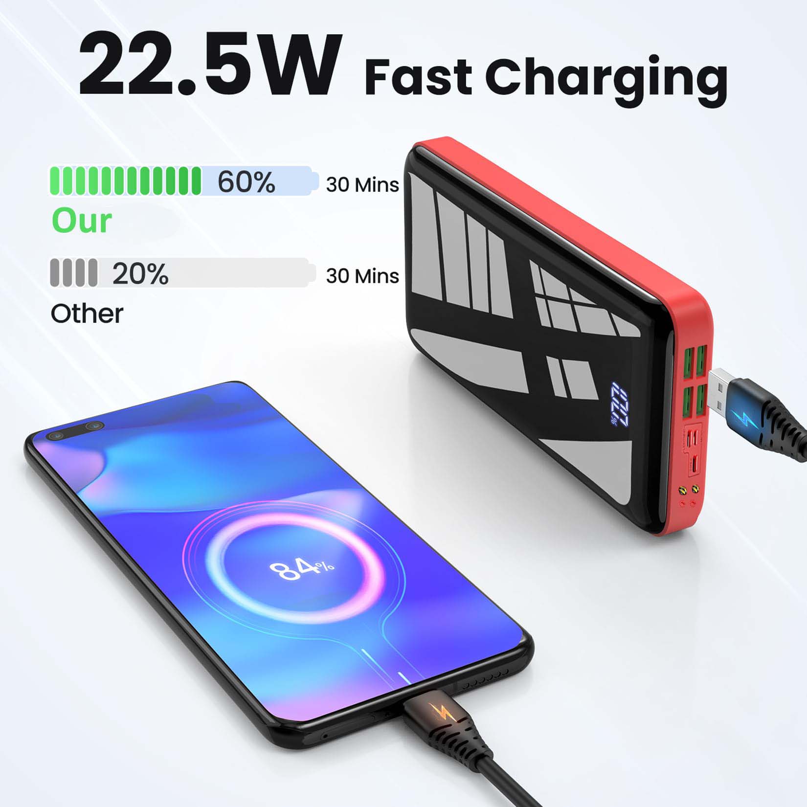 Chargeur portable 30000 mAh, b - Smartwatch Ac avis et prix