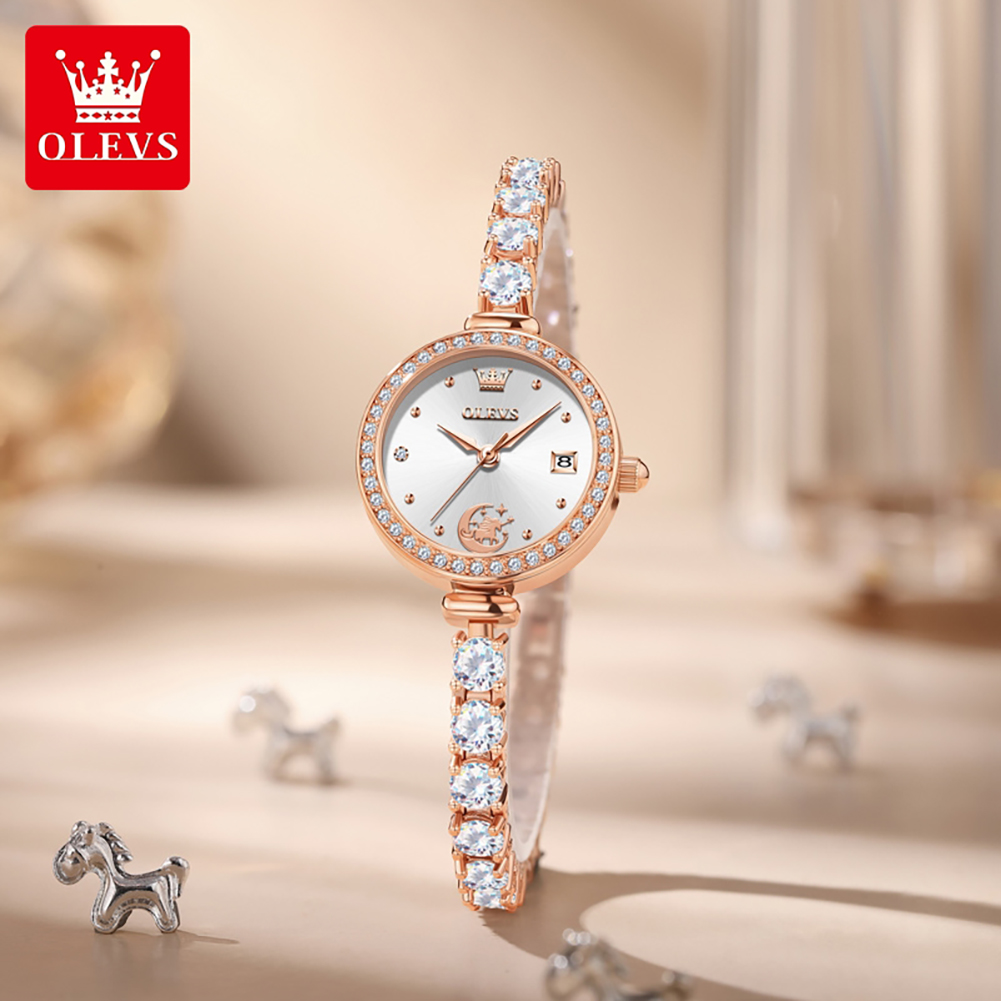 Montre OLEVS 2998 de marque or - Accessories With Watch avis et prix