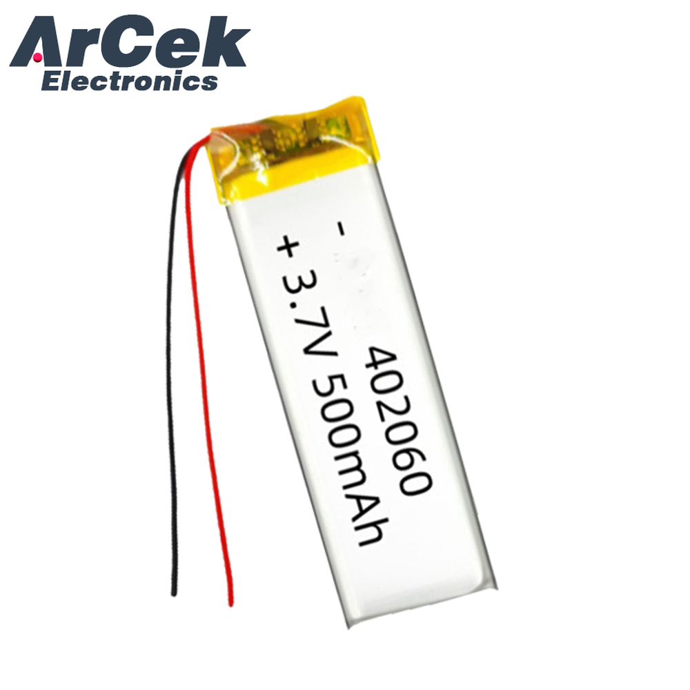 5 pièces 3.7V 500mAh 402060 Li - Smartwatch Headset avis et prix