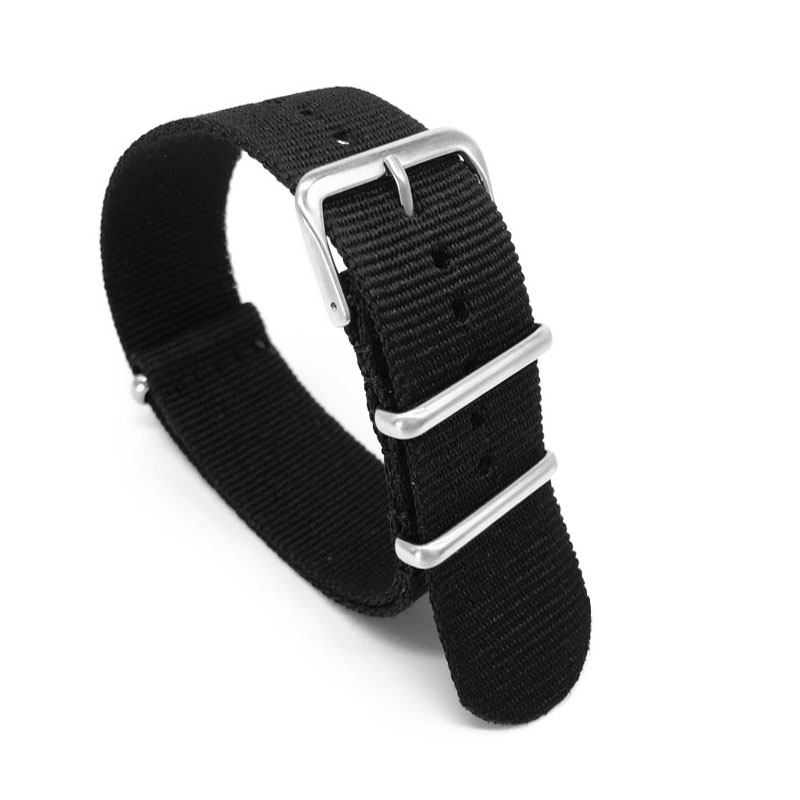 Bracelet en Nylon noir pour mo - Nylon Nato Strap avis et prix