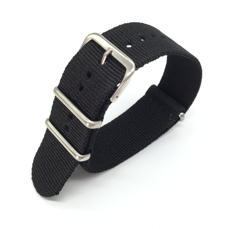 Bracelet en Nylon noir pour mo - Nylon Nato Strap avis et prix