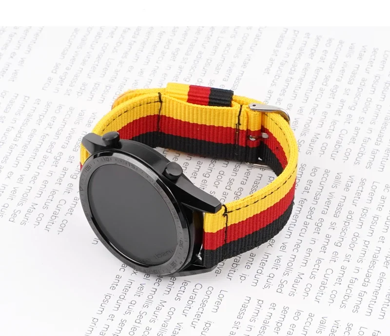 Bracelet en Nylon tissé 20mm 2 - Nylon Nato Strap avis et prix