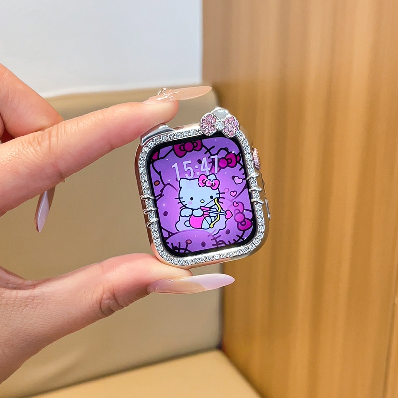 Étui mignon Kitty CAT pour mon - Smartwatch Watch Accessories For Women avis et prix
