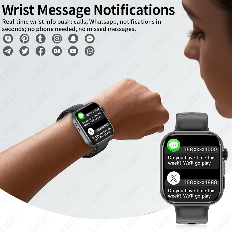Montre connectée LIGE avec écr - Smartwatch X12 avis et prix